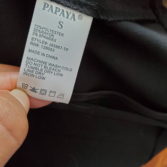 Papaya Blazer  Size S Black - Picture 5 of 5